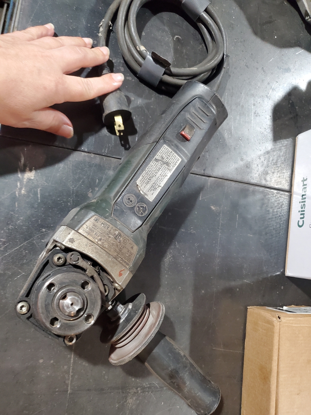 Metobo Germany Black Corded Angle Grinder - Unbranded Work Mens